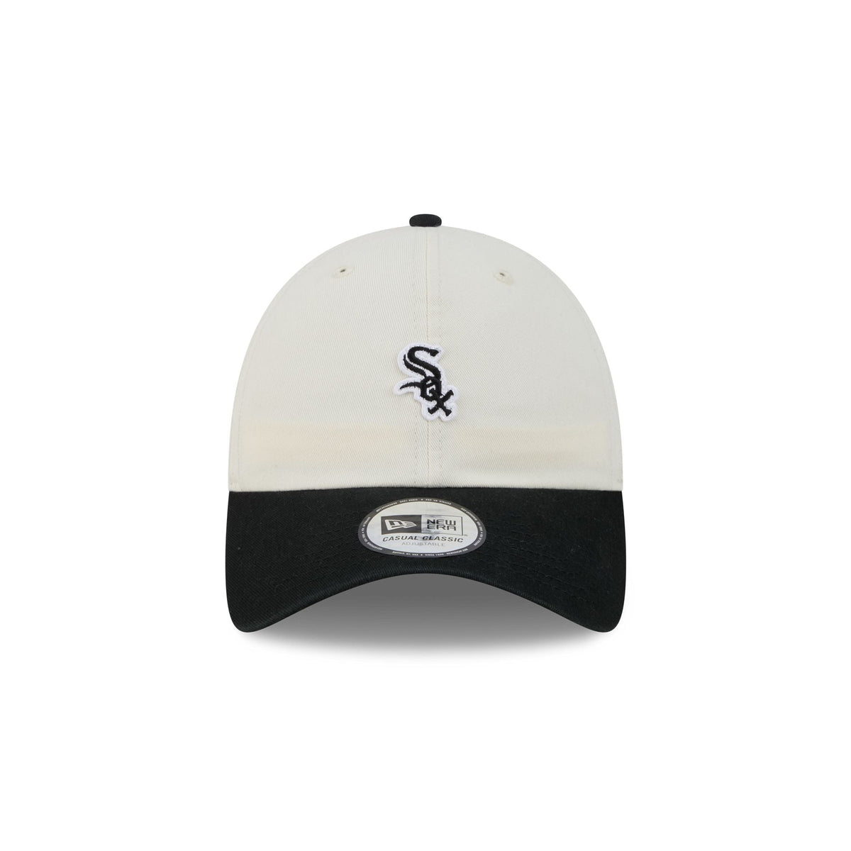 Chicago White Sox Mini Logo Chrome White Casual Classic Adjustable Hat