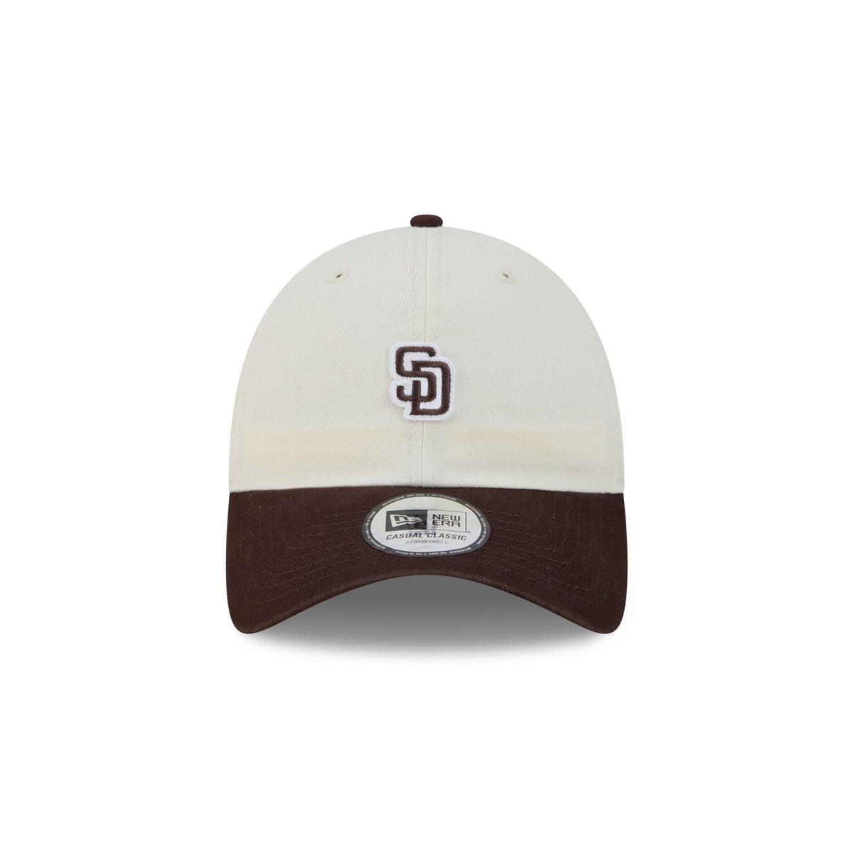 San Diego Padres Mini Logo Chrome White Casual Classic Adjustable Hat