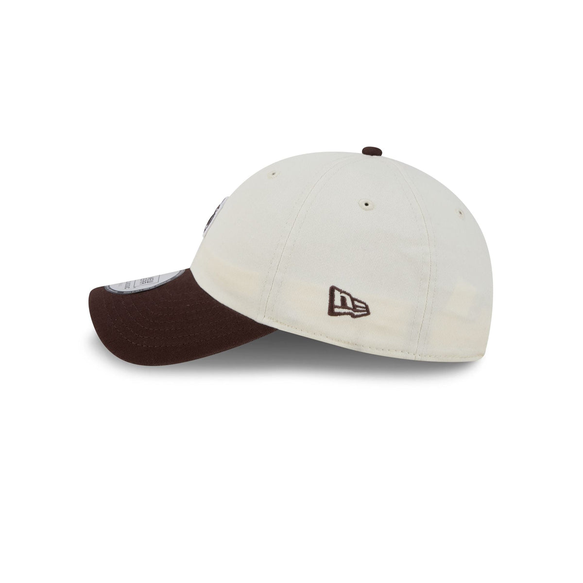 San Diego Padres Mini Logo Chrome White Casual Classic Adjustable Hat
