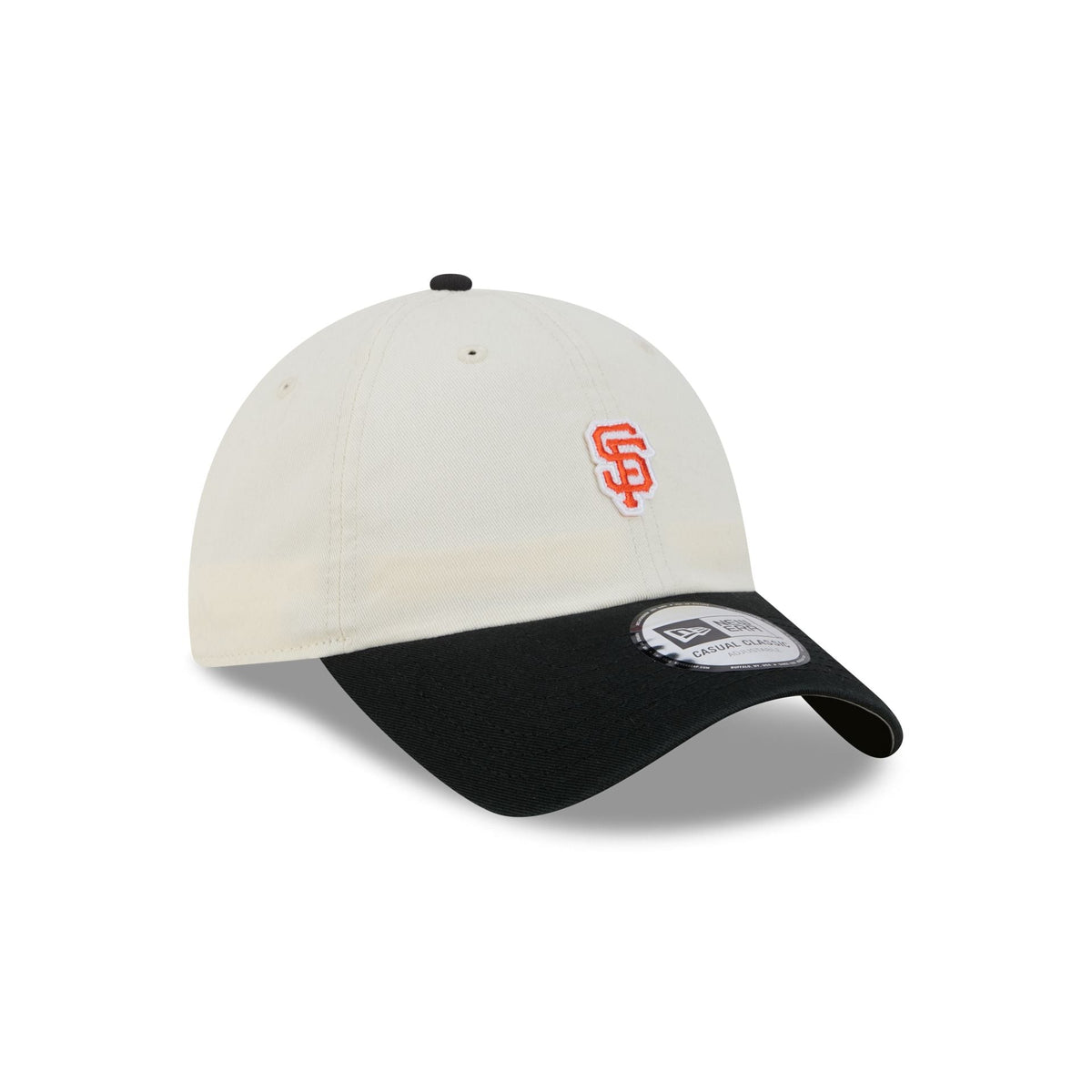 San Francisco Giants Mini Logo Chrome White Casual Classic Adjustable Hat
