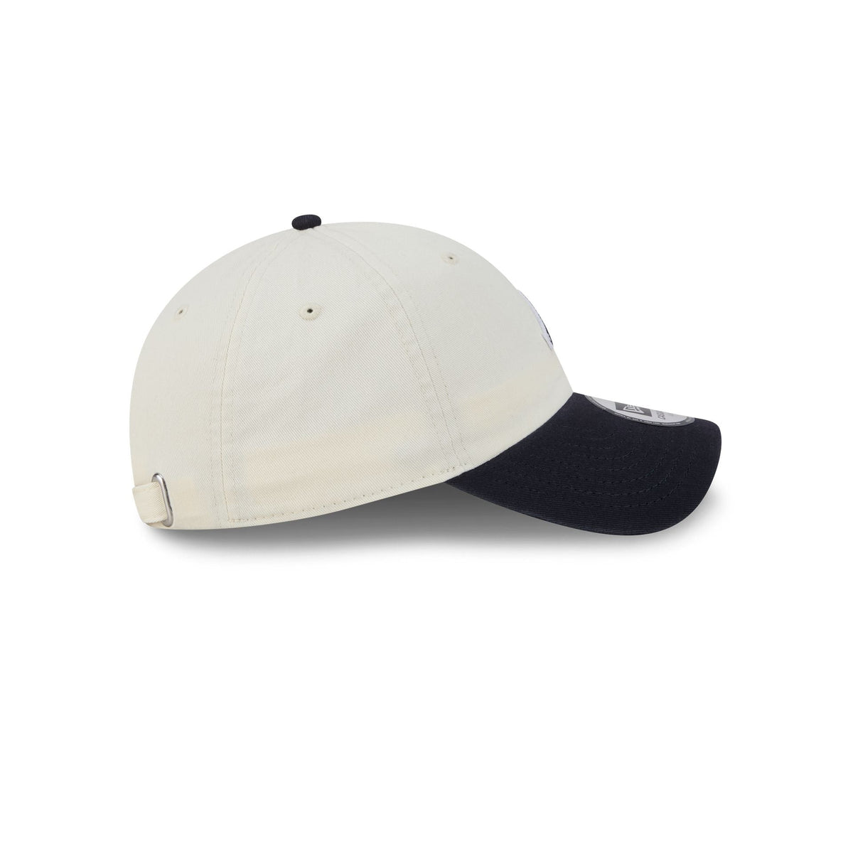 Atlanta Braves Mini Logo Chrome White Casual Classic Adjustable Hat