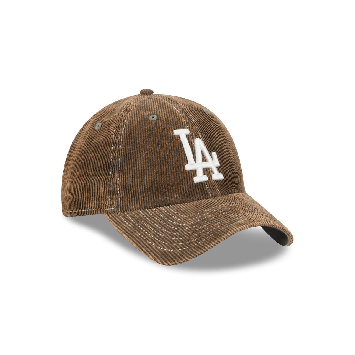 Los Angeles Dodgers New Olive Washed Corduroy Casual Classic Adjustable Hat