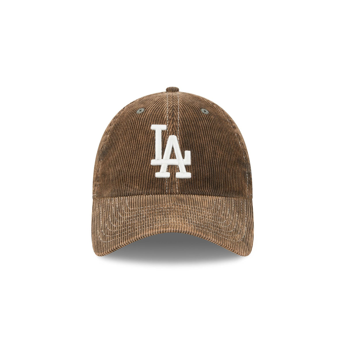 Los Angeles Dodgers New Olive Washed Corduroy Casual Classic Adjustable Hat
