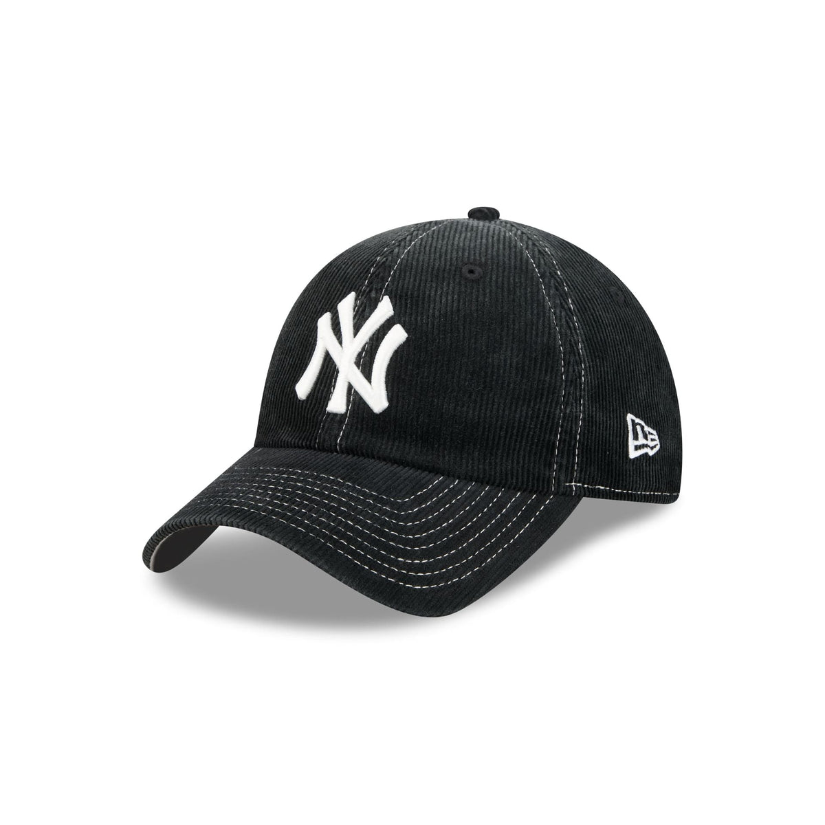 New York Yankees Washed Black Corduroy Casual Classic Adjustable Hat