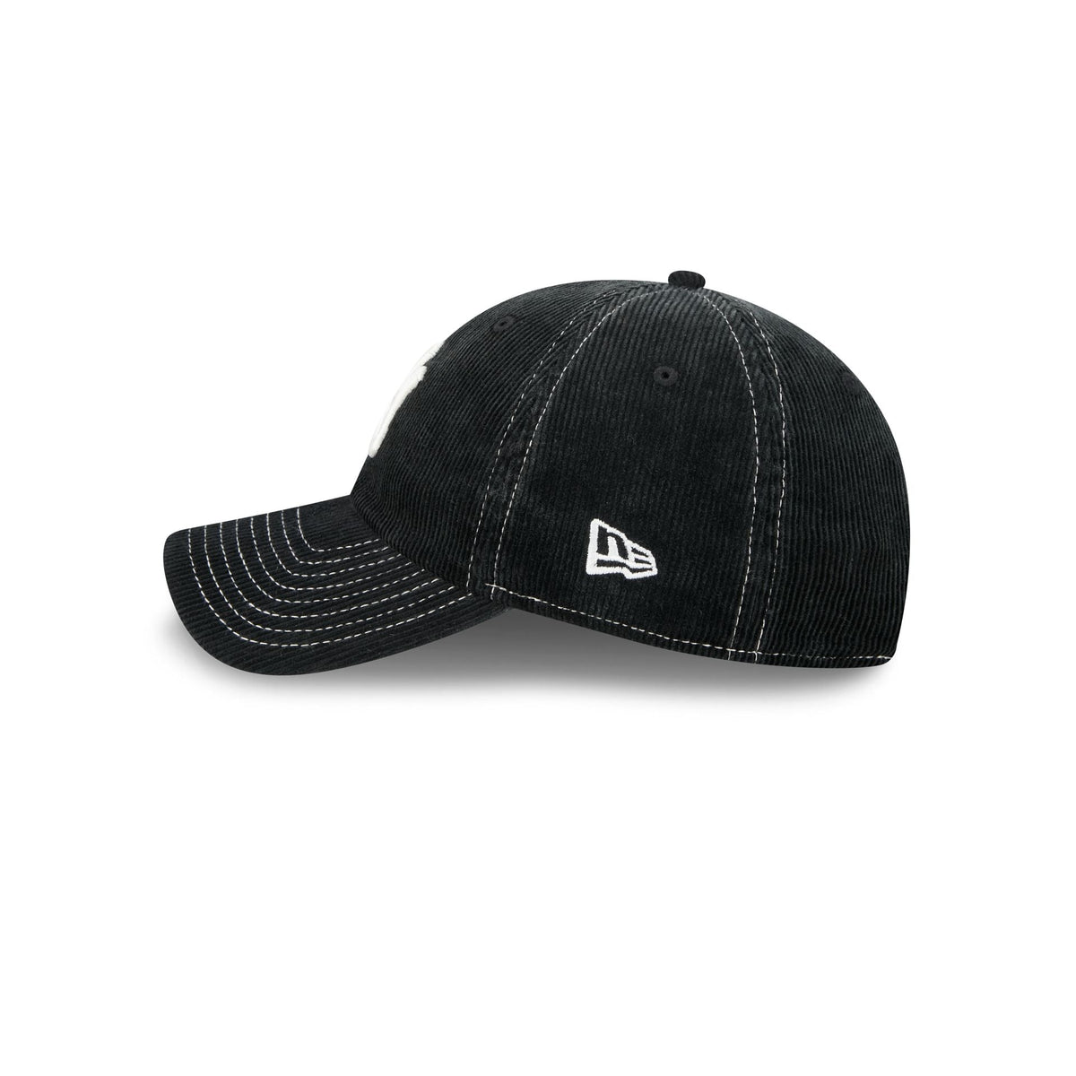New York Yankees Washed Black Corduroy Casual Classic Adjustable Hat