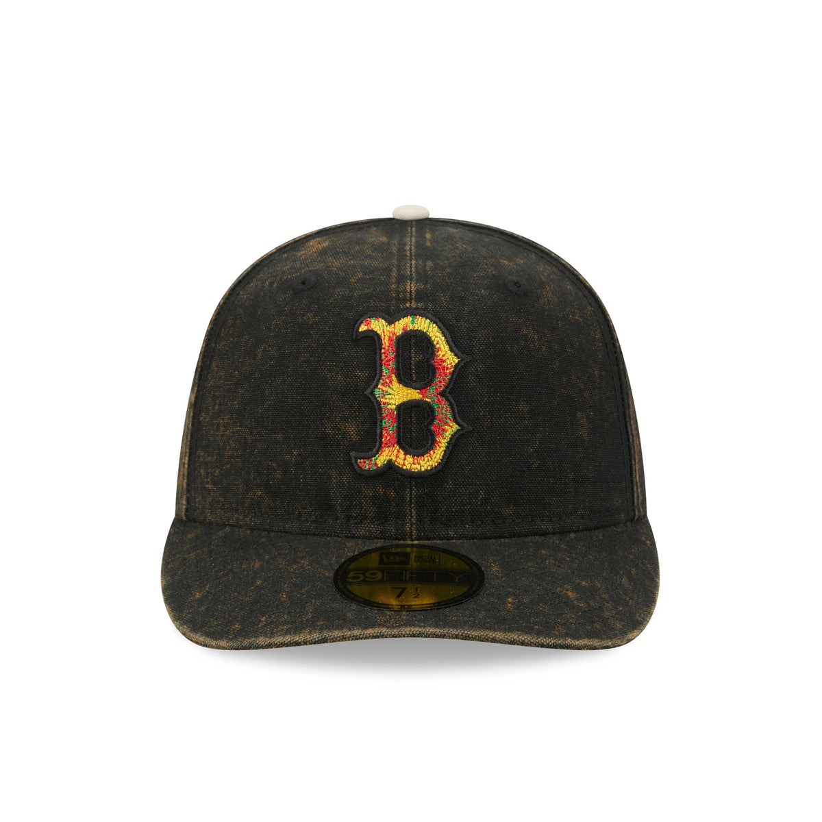 Just Caps Tie Dye Logo Boston Red Sox 59FIFTY Fitted Hat