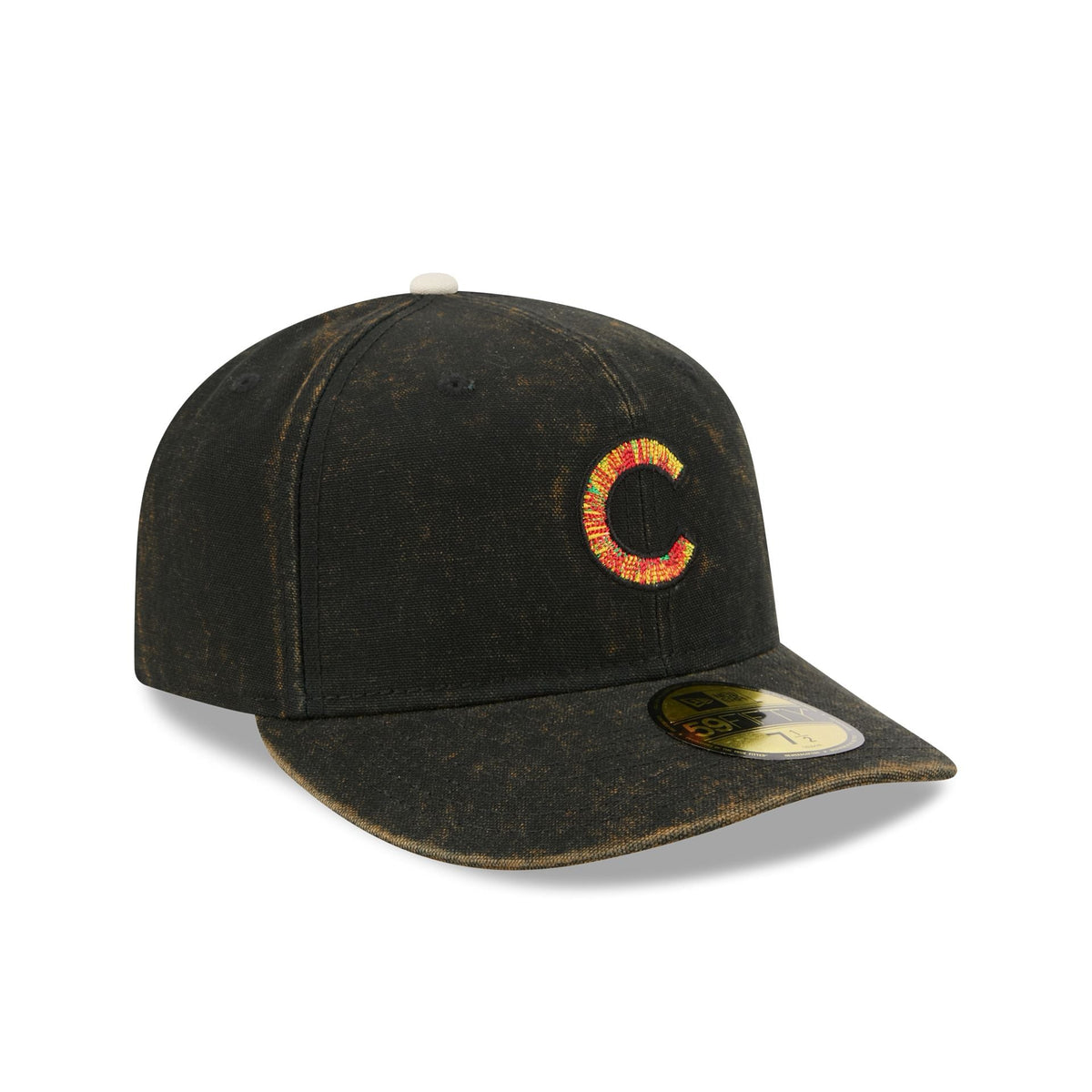 Just Caps Tie Dye Logo Chicago Cubs 59FIFTY Fitted Hat