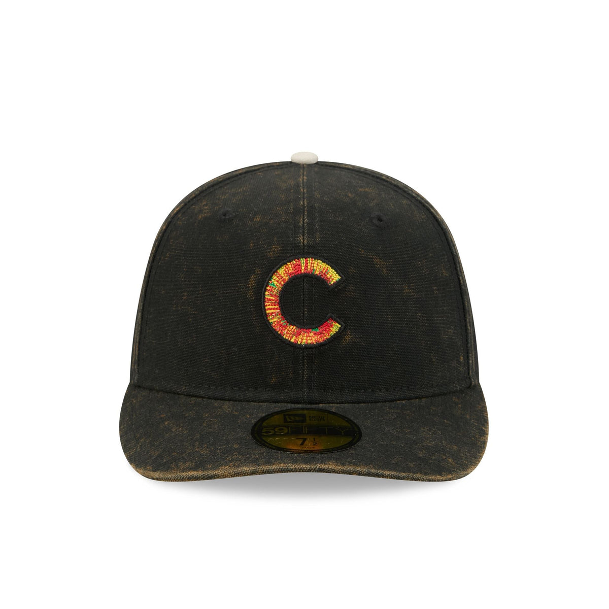Just Caps Tie Dye Logo Chicago Cubs 59FIFTY Fitted Hat