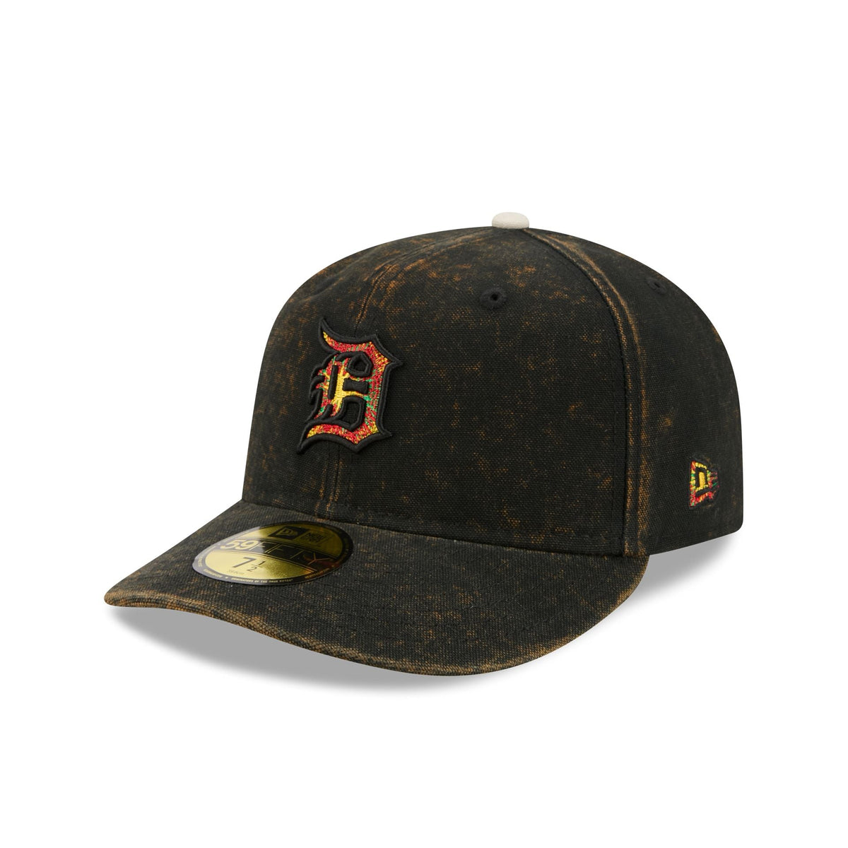 Just Caps Tie Dye Logo Detroit Tigers 59FIFTY Fitted Hat
