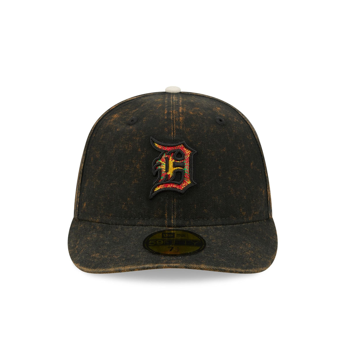 Just Caps Tie Dye Logo Detroit Tigers 59FIFTY Fitted Hat