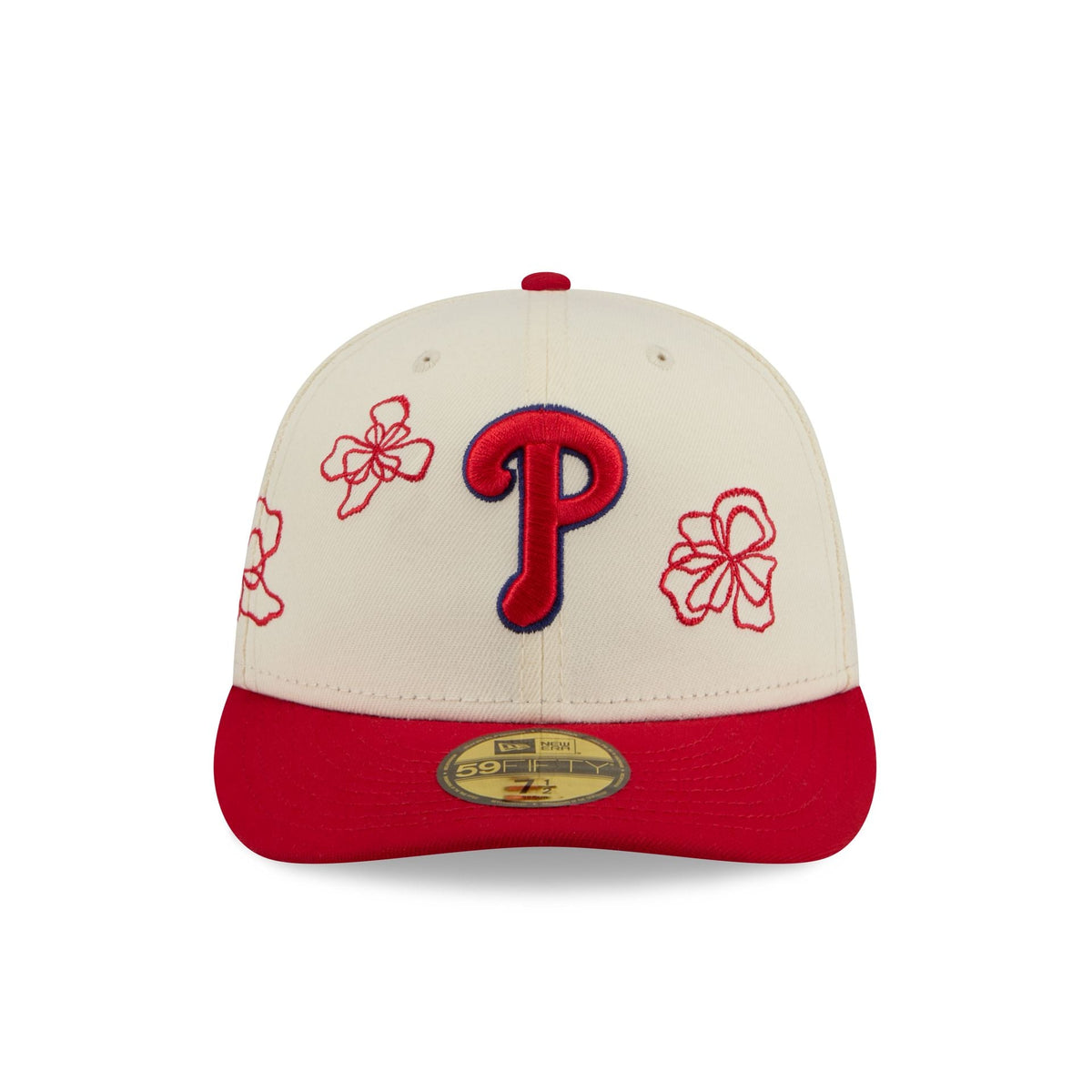 Philadelphia Phillies Floral Outline 59FIFTY Fitted Hat