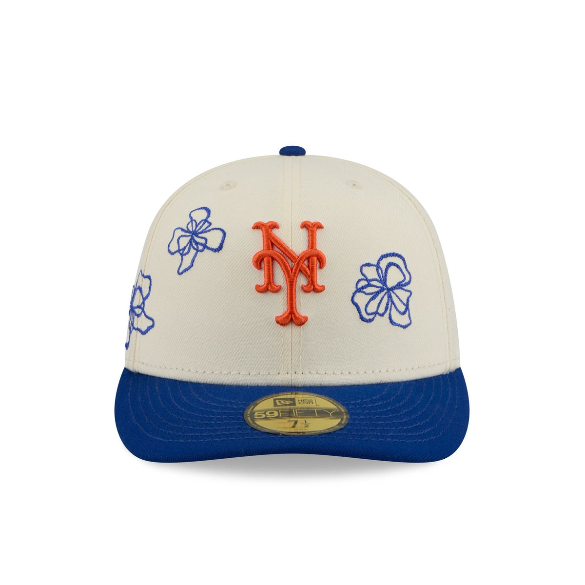 New York Mets Floral Outline 59FIFTY Fitted Hat