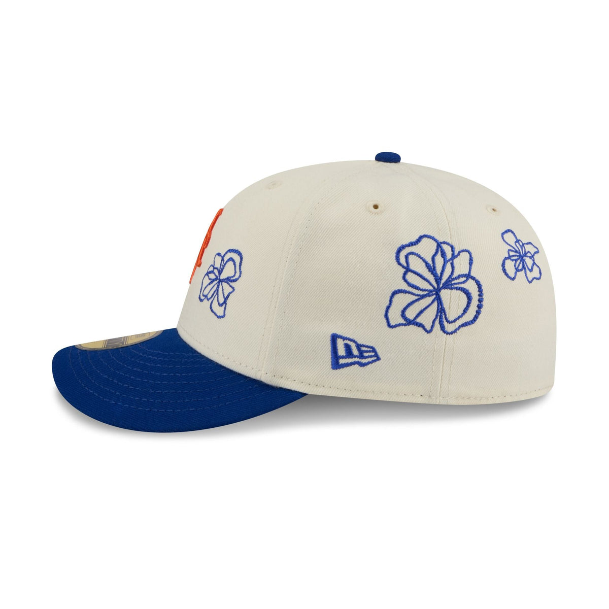 New York Mets Floral Outline 59FIFTY Fitted Hat