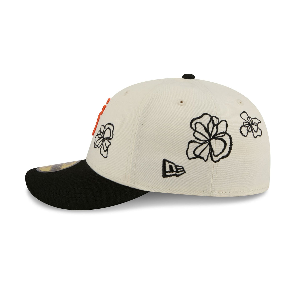 San Francisco Giants Floral Outline 59FIFTY Fitted Hat