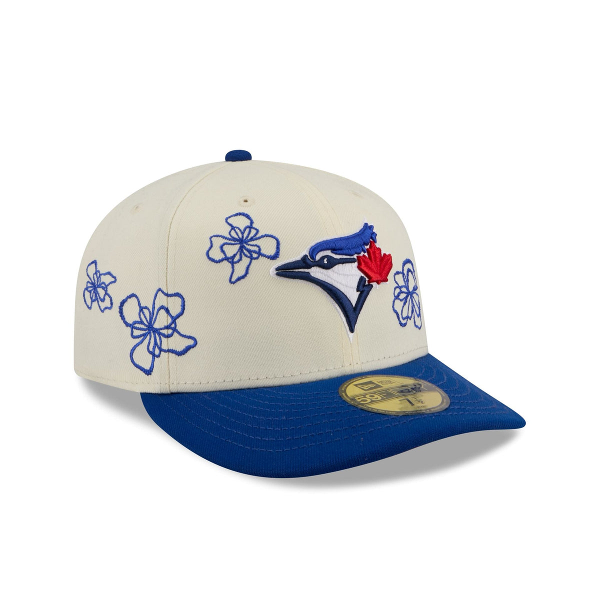 Toronto Blue Jays Floral Outline 59FIFTY Fitted Hat