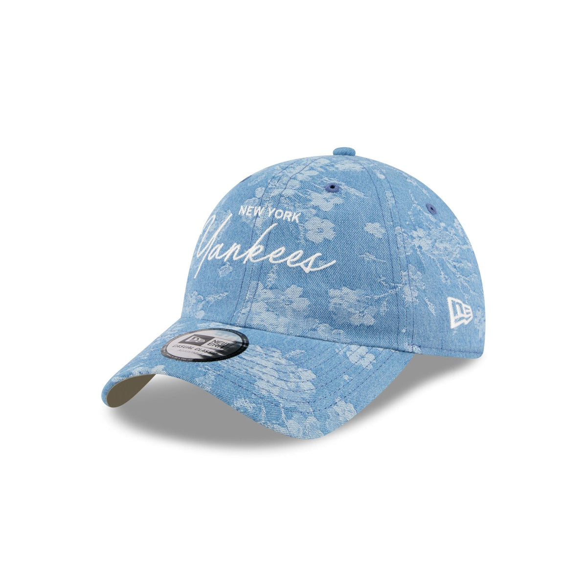 New York Yankees Blue Leaves Casual Classic Adjustable Hat