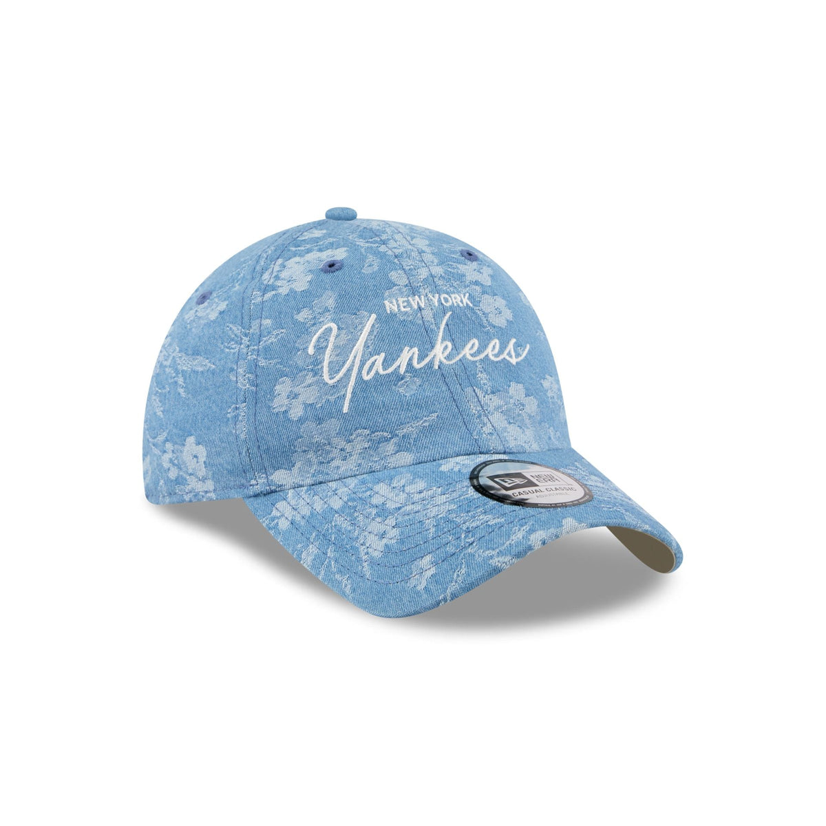 New York Yankees Blue Leaves Casual Classic Adjustable Hat