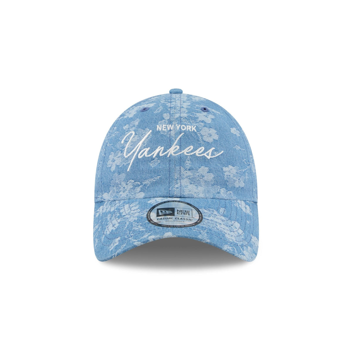 New York Yankees Blue Leaves Casual Classic Adjustable Hat