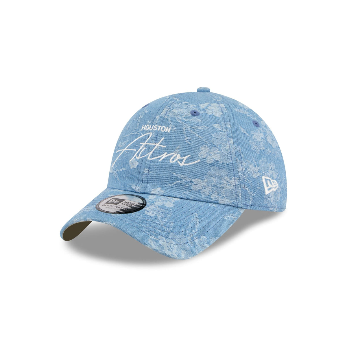 Houston Astros Blue Leaves Casual Classic Adjustable Hat