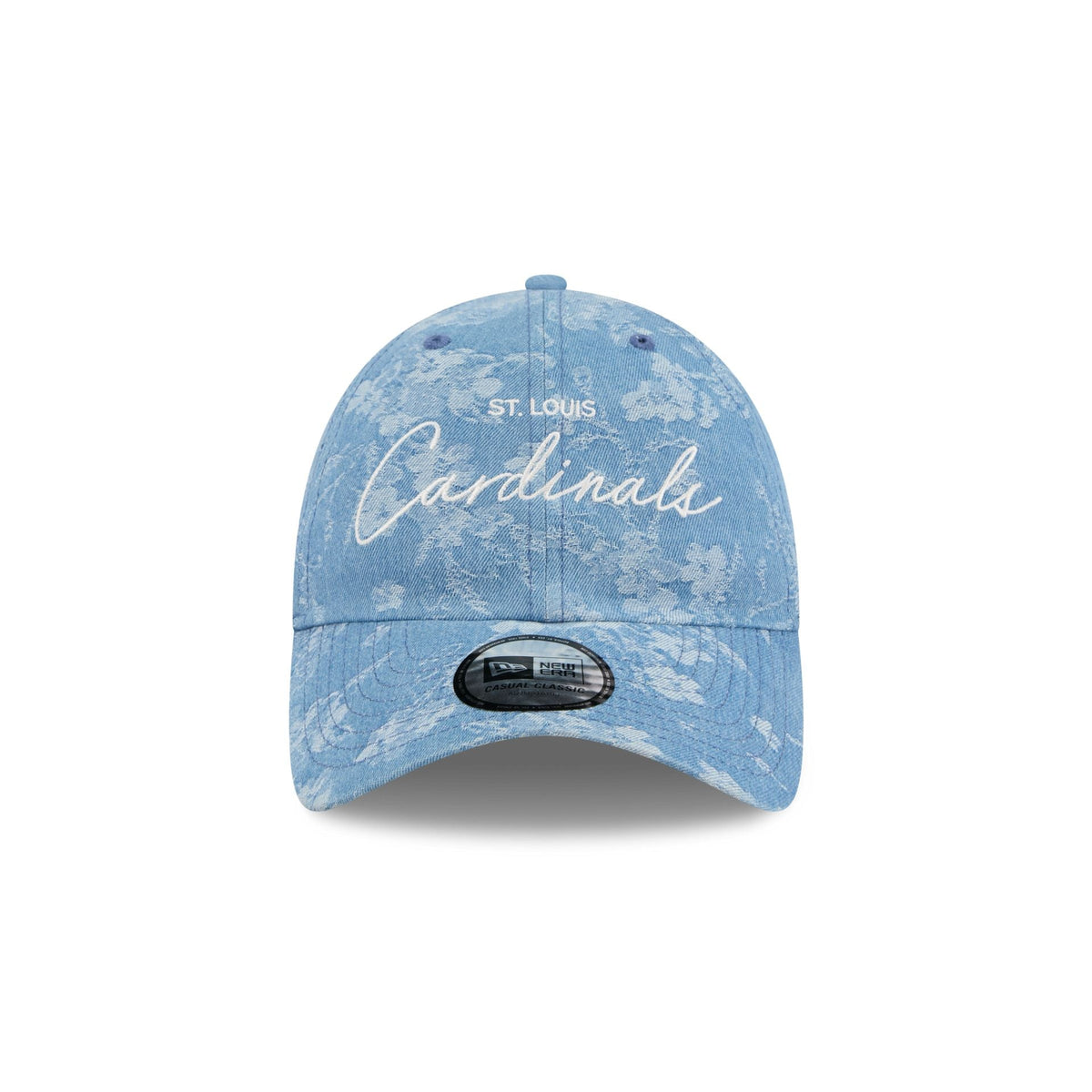 St. Louis Cardinals Blue Leaves Casual Classic Adjustable Hat