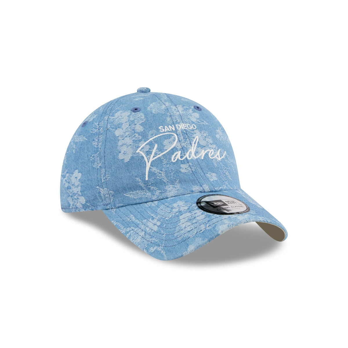 San Diego Padres Blue Leaves Casual Classic Adjustable Hat