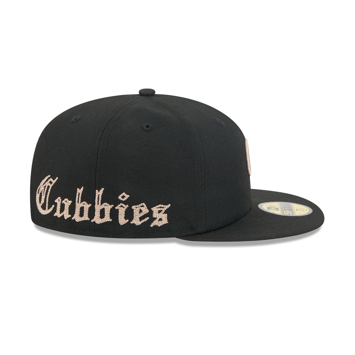 Chicago Cubs Gothic Lettering 59FIFTY Fitted Hat