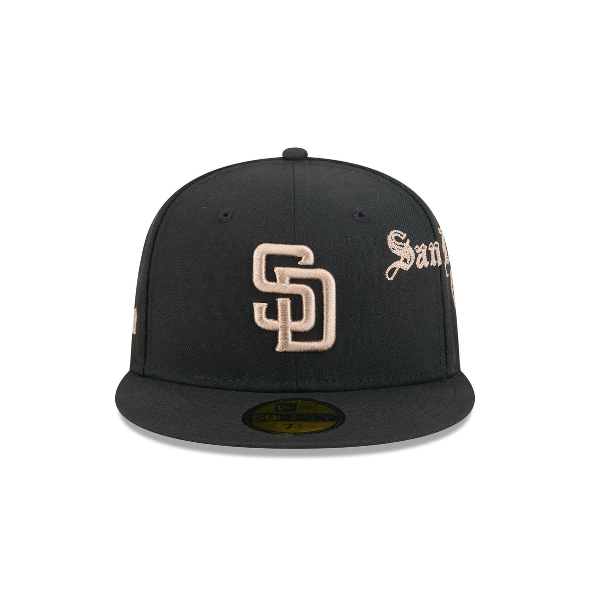 San Diego Padres Gothic Lettering 59FIFTY Fitted Hat
