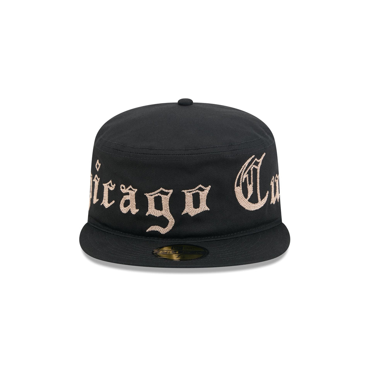 Chicago Cubs Gothic Lettering Pillbox Hat