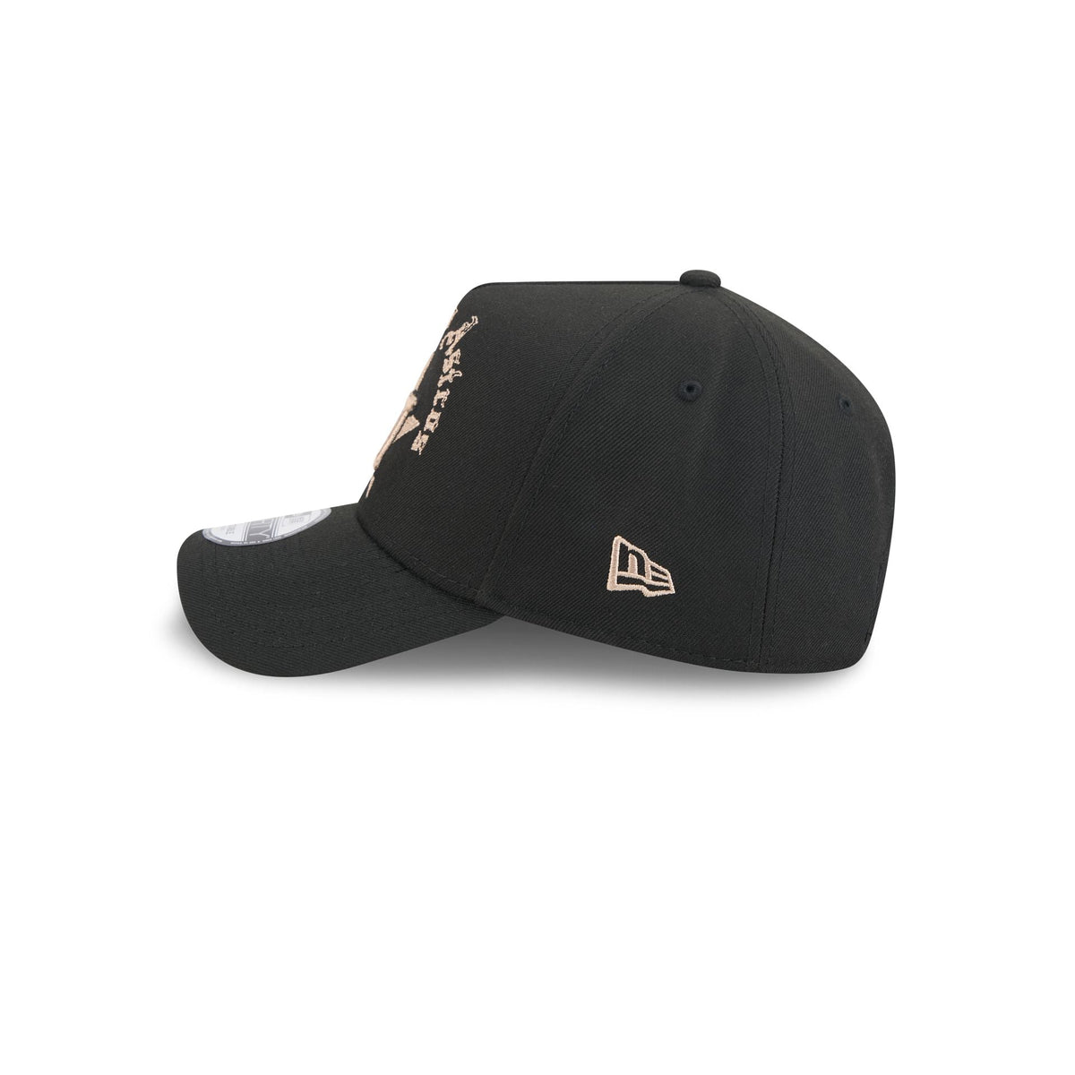 Houston Astros Gothic Lettering 9FORTY A-Frame Snapback Hat