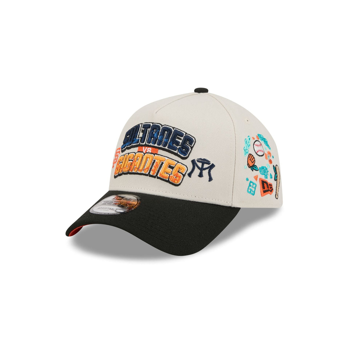 Sultanes De Monterrey vs San Francisco Giants Wordmark 9FORTY A-Frame Snapback Hat