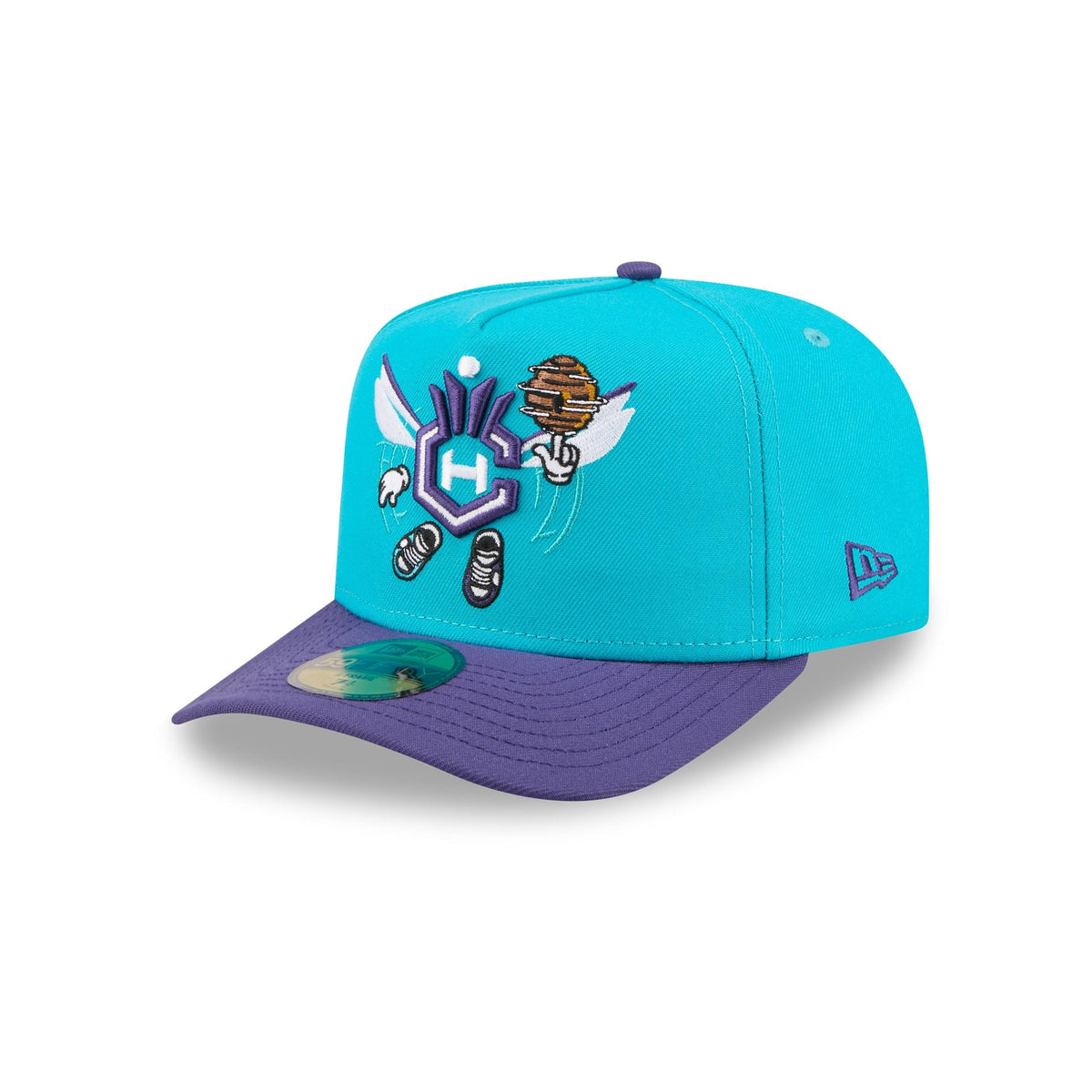 Charlotte Hornets Cartoon 59FIFTY A-Frame Fitted Hat
