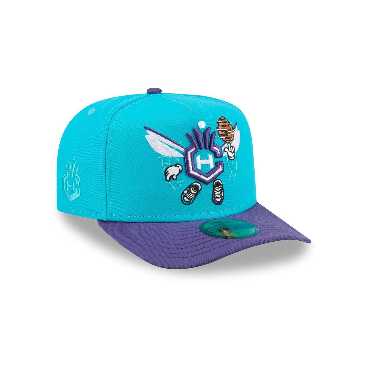 Charlotte Hornets Cartoon 59FIFTY A-Frame Fitted Hat