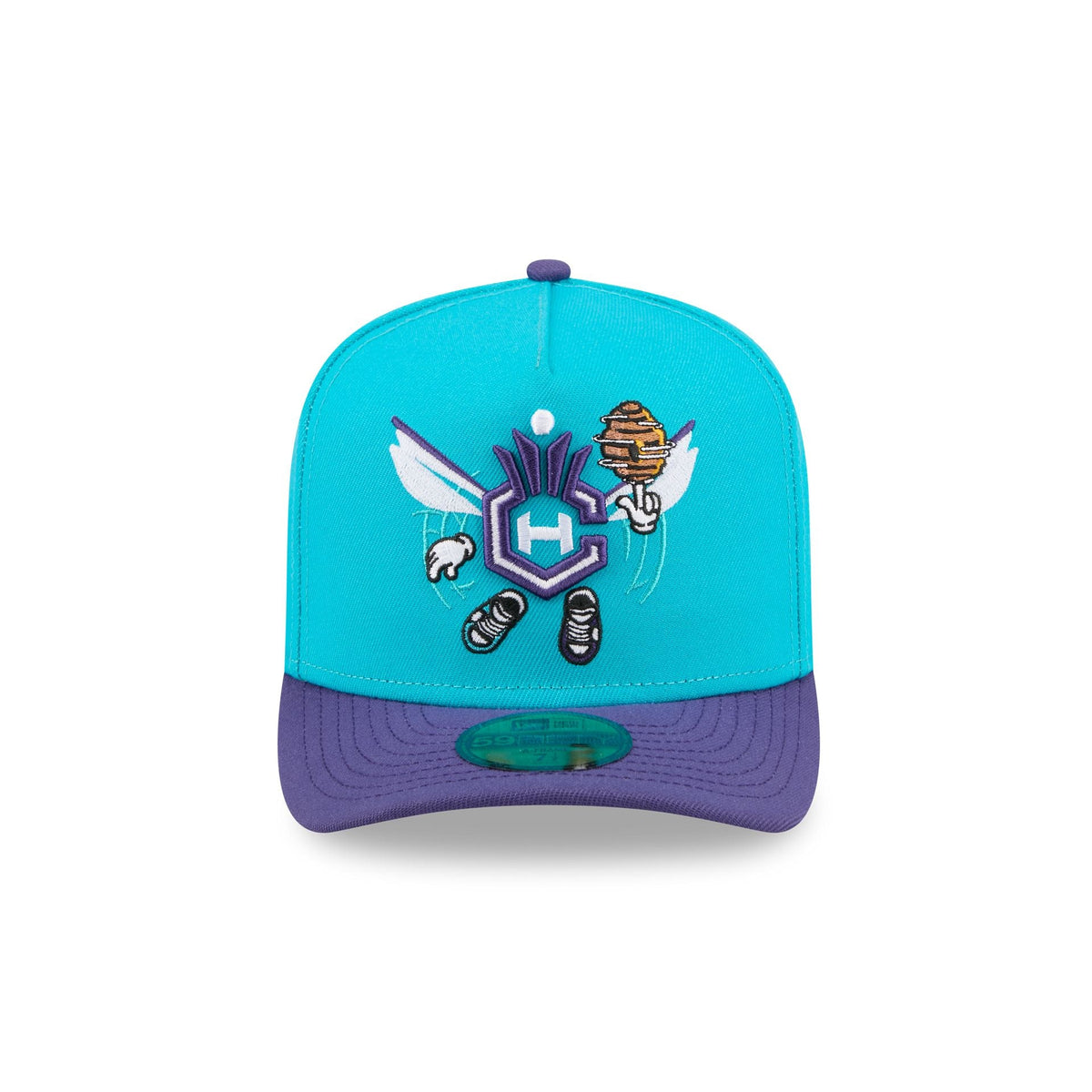 Charlotte Hornets Cartoon 59FIFTY A-Frame Fitted Hat
