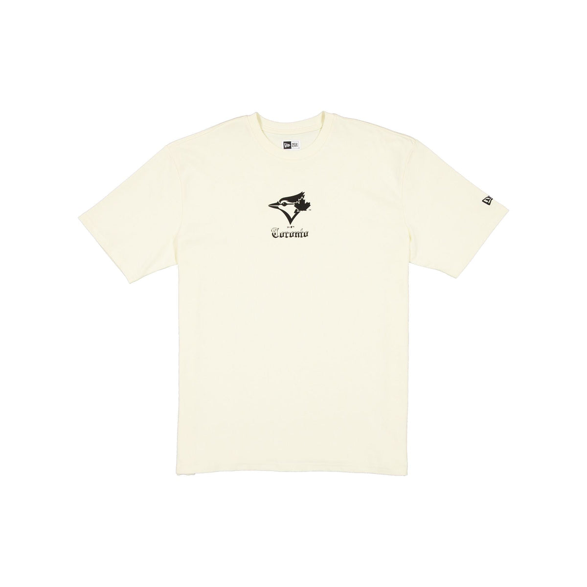 Toronto Blue Jays Gothic Lettering Chrome White T-Shirt