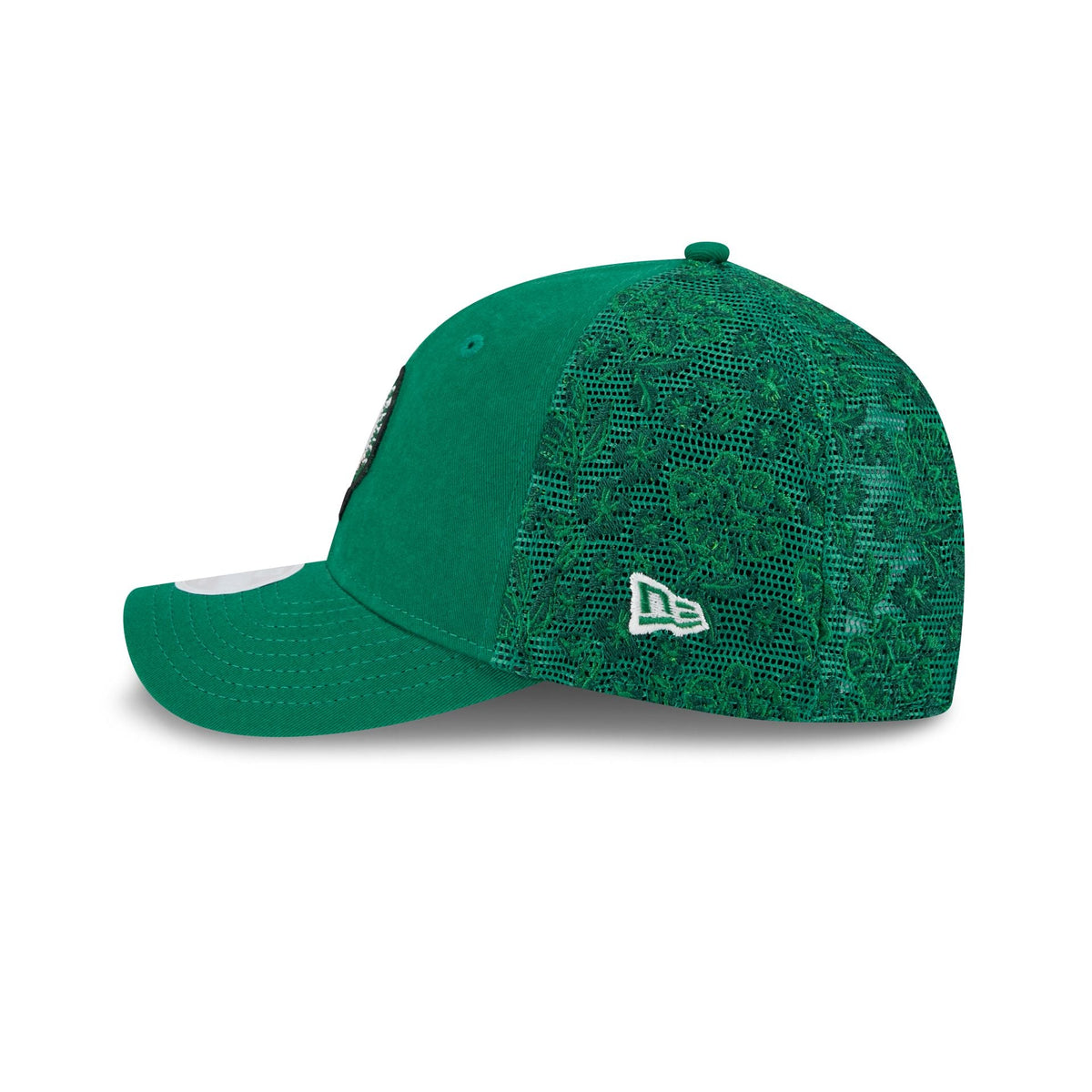 Boston Celtics Floral Mesh Women's 9FORTY M-Crown Trucker Hat