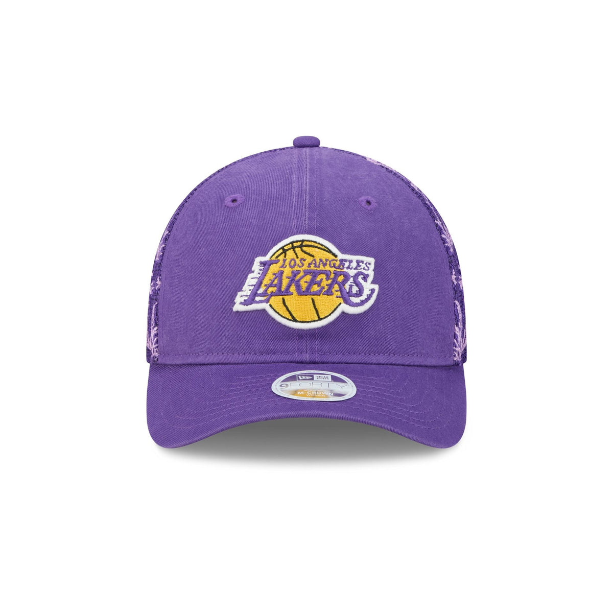 Los Angeles Lakers Floral Mesh Women's 9FORTY M-Crown Trucker Hat