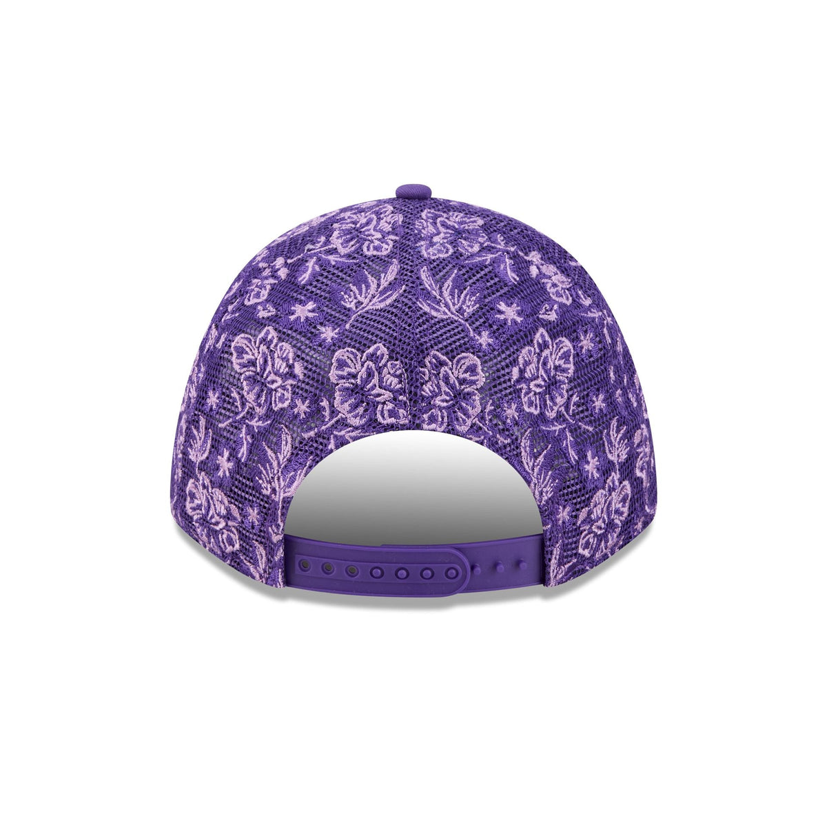 Los Angeles Lakers Floral Mesh Women's 9FORTY M-Crown Trucker Hat