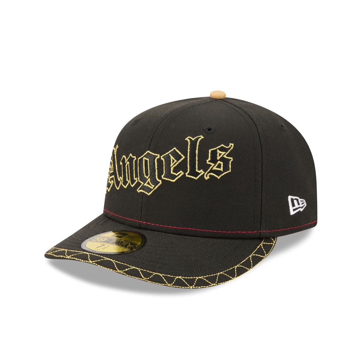 Los Angeles Angels Cinco de Mayo Black 59FIFTY Fitted Hat