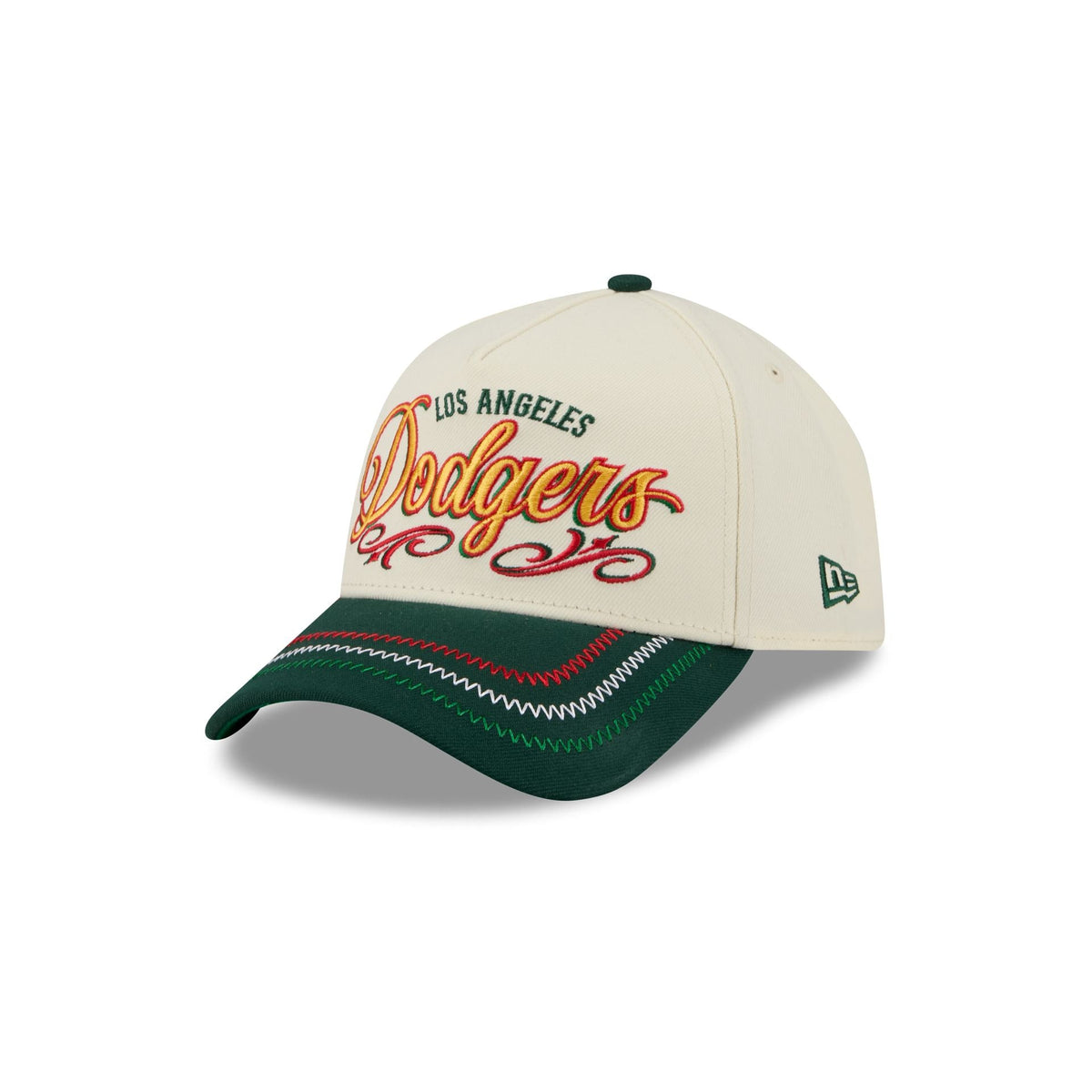 Los Angeles Dodgers Cinco de Mayo Chrome White 9FORTY A-Frame Snapback Hat