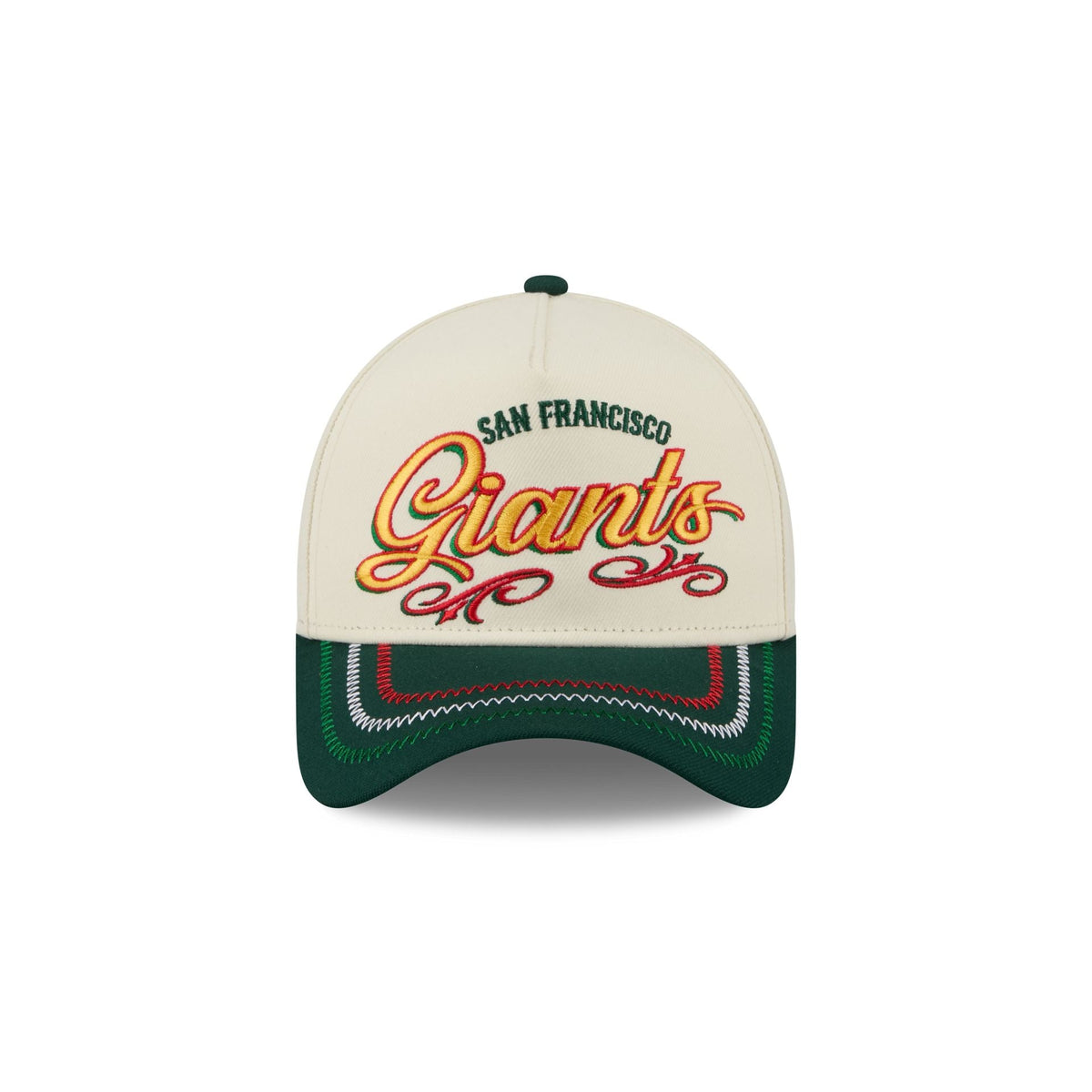 San Francisco Giants Cinco de Mayo Chrome White 9FORTY A-Frame Snapback Hat
