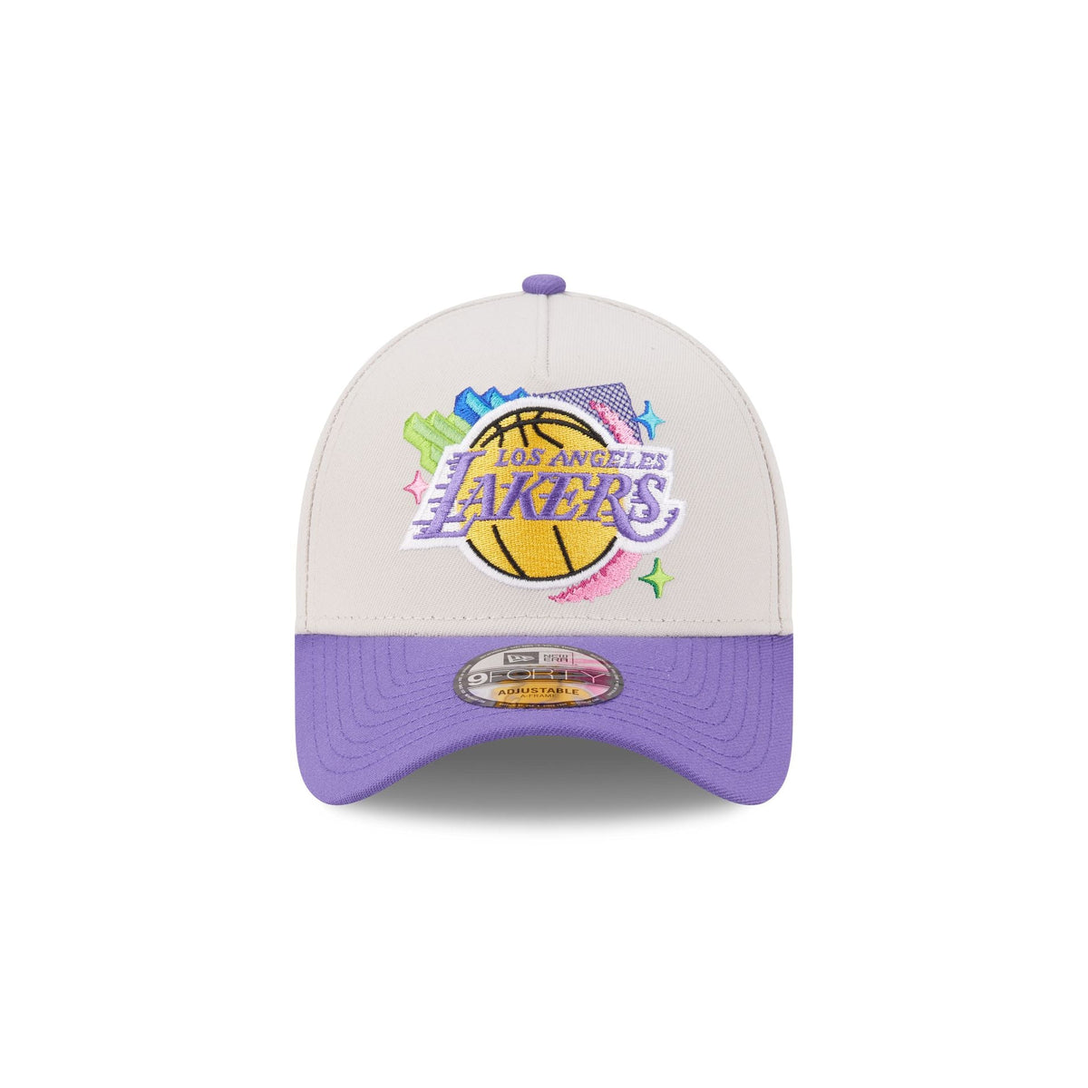 Los Angeles Lakers Hardwood Classics Retro Stone 9FORTY A-Frame Snapback Hat