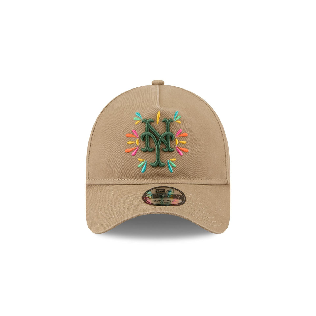 New York Mets Vibrant Festivities 9FORTY A-Frame Snapback Hat