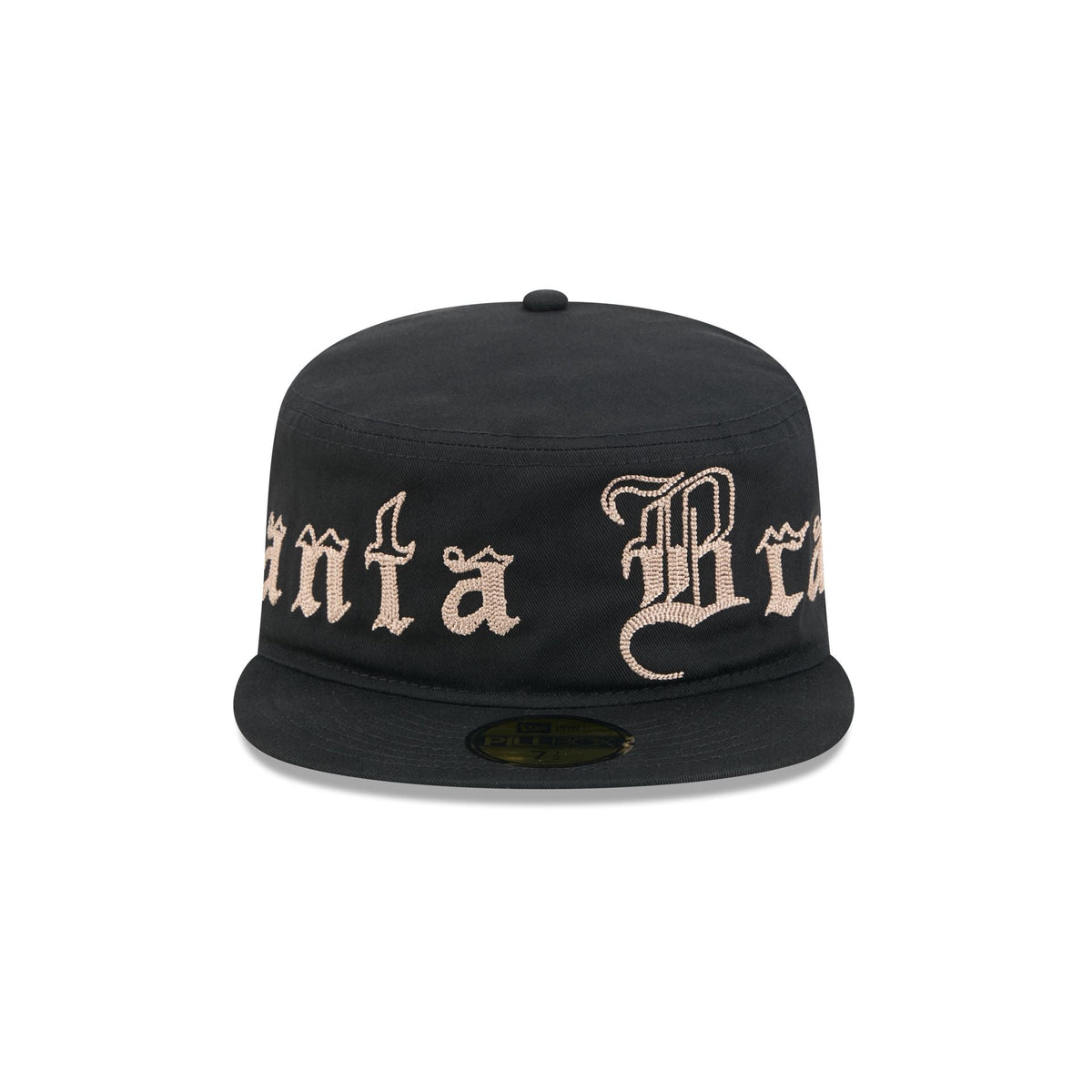 Atlanta Braves Gothic Lettering Pillbox Hat