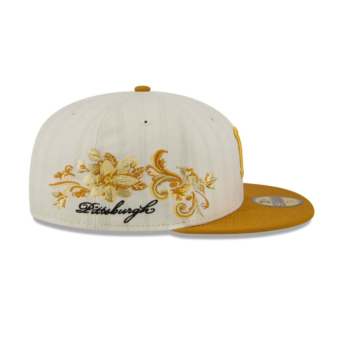 Pittsburgh Pirates Chrome Herringbone 59FIFTY Fitted Hat