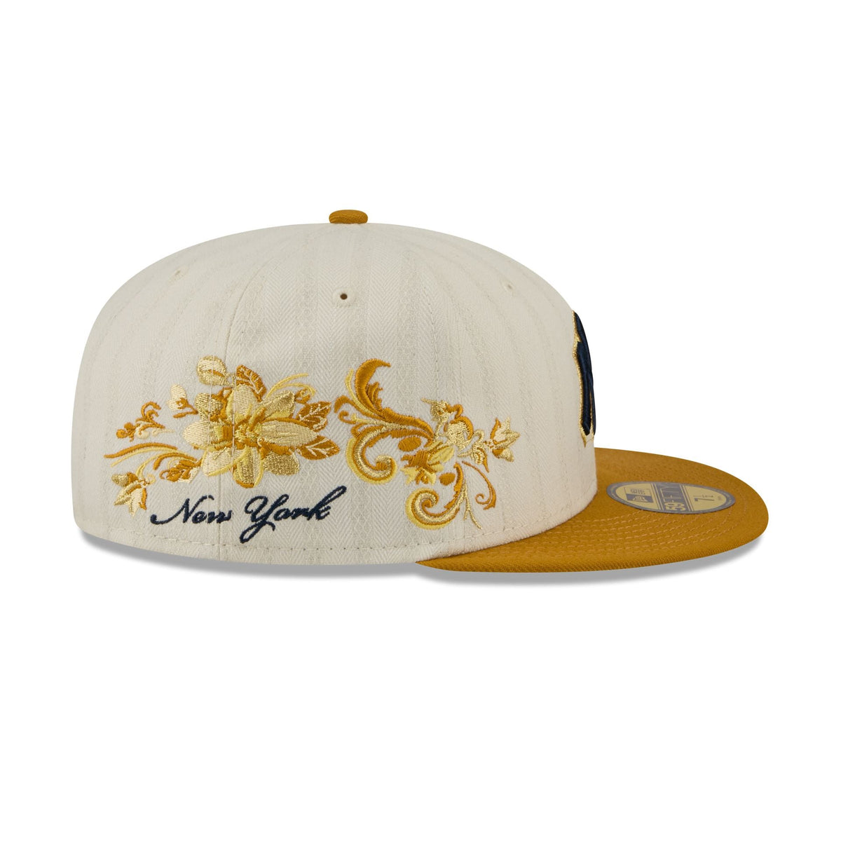 New York Yankees Chrome Herringbone 59FIFTY Fitted Hat