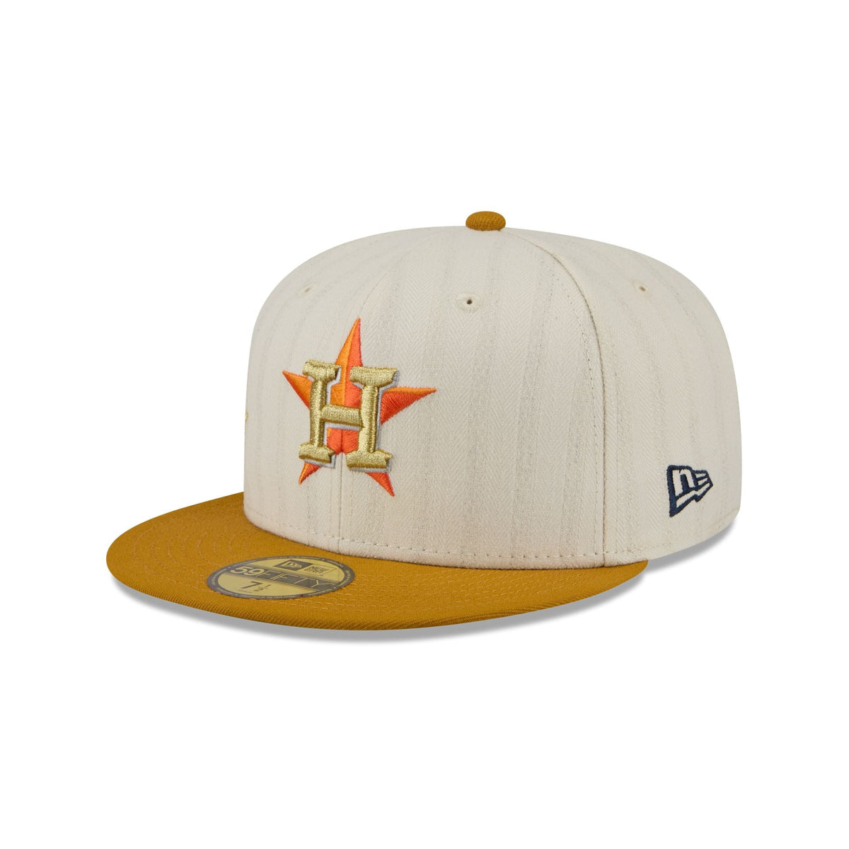 Houston Astros Chrome Herringbone 59FIFTY Fitted Hat