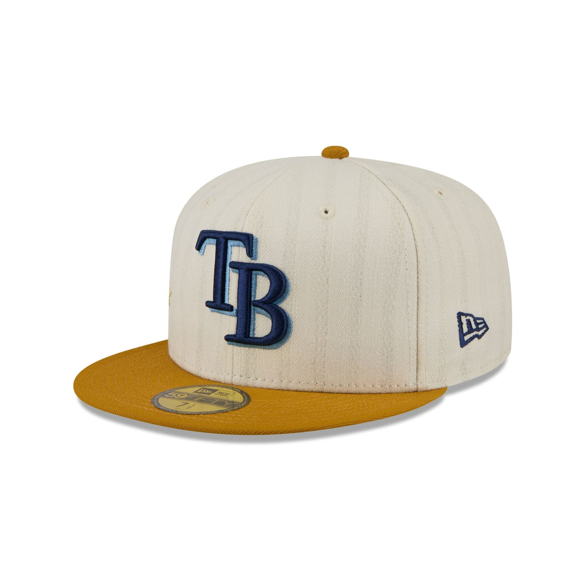 Tampa Bay Rays Chrome Herringbone 59FIFTY Fitted Hat