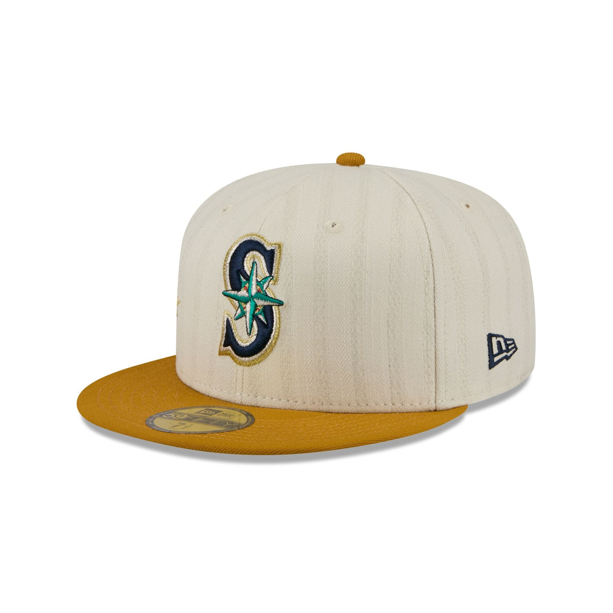 Seattle Mariners Chrome Herringbone 59FIFTY Fitted Hat
