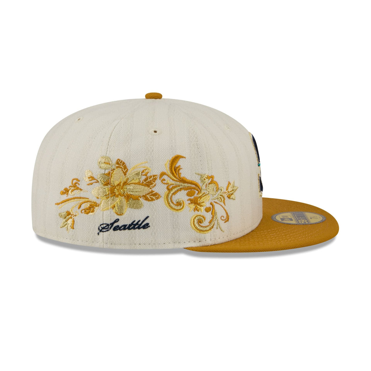 Seattle Mariners Chrome Herringbone 59FIFTY Fitted Hat
