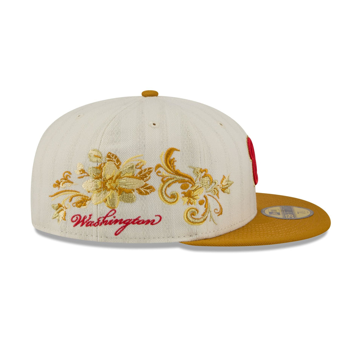 Washington Nationals Chrome Herringbone 59FIFTY Fitted Hat